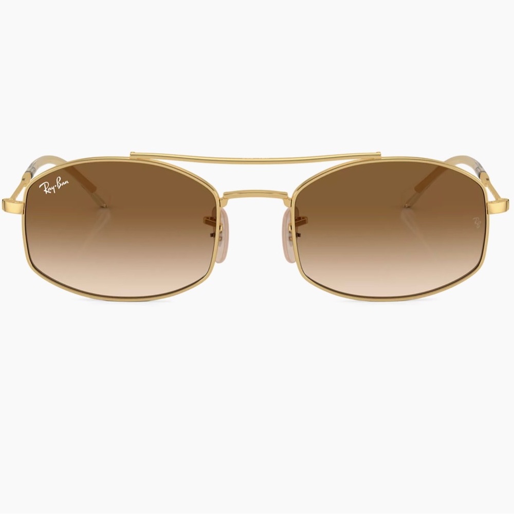 RAY-BAN Oval Aviator Sunglasses